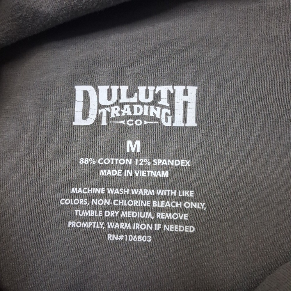 Duluth Trading Co Gray No-Yank Crop Cargo Pants Petal Hem Womens Medium M Gray - Picture 3 of 9